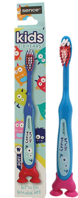 Toothbrush for children, soft, 3-8 years Sence fresh